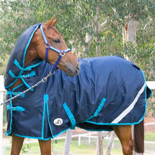 1200d winter combo horse rug with 300 fill front left jojubi saddlery 800