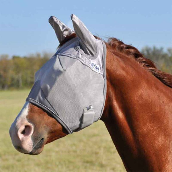 cashel crusader horse mule fly mask with ears 800
