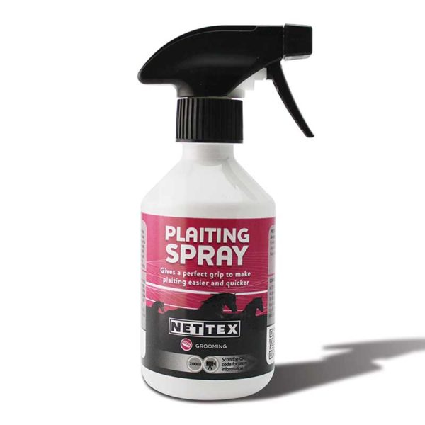 nettex plaiting spray 200ml jojubi saddlery 800