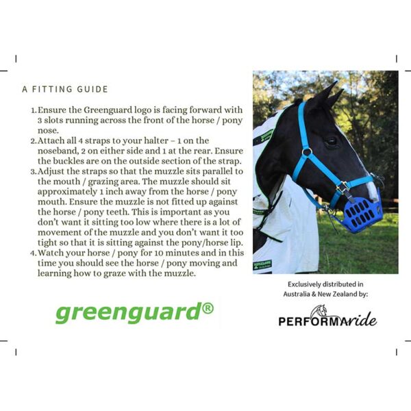 greenguard fitting guide 800